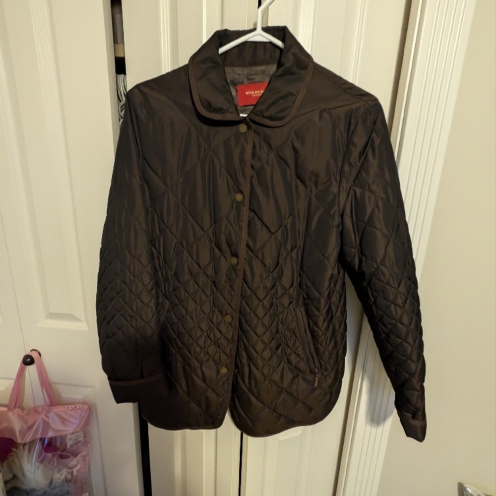Burberry Brown Quilted Puffer Jacket